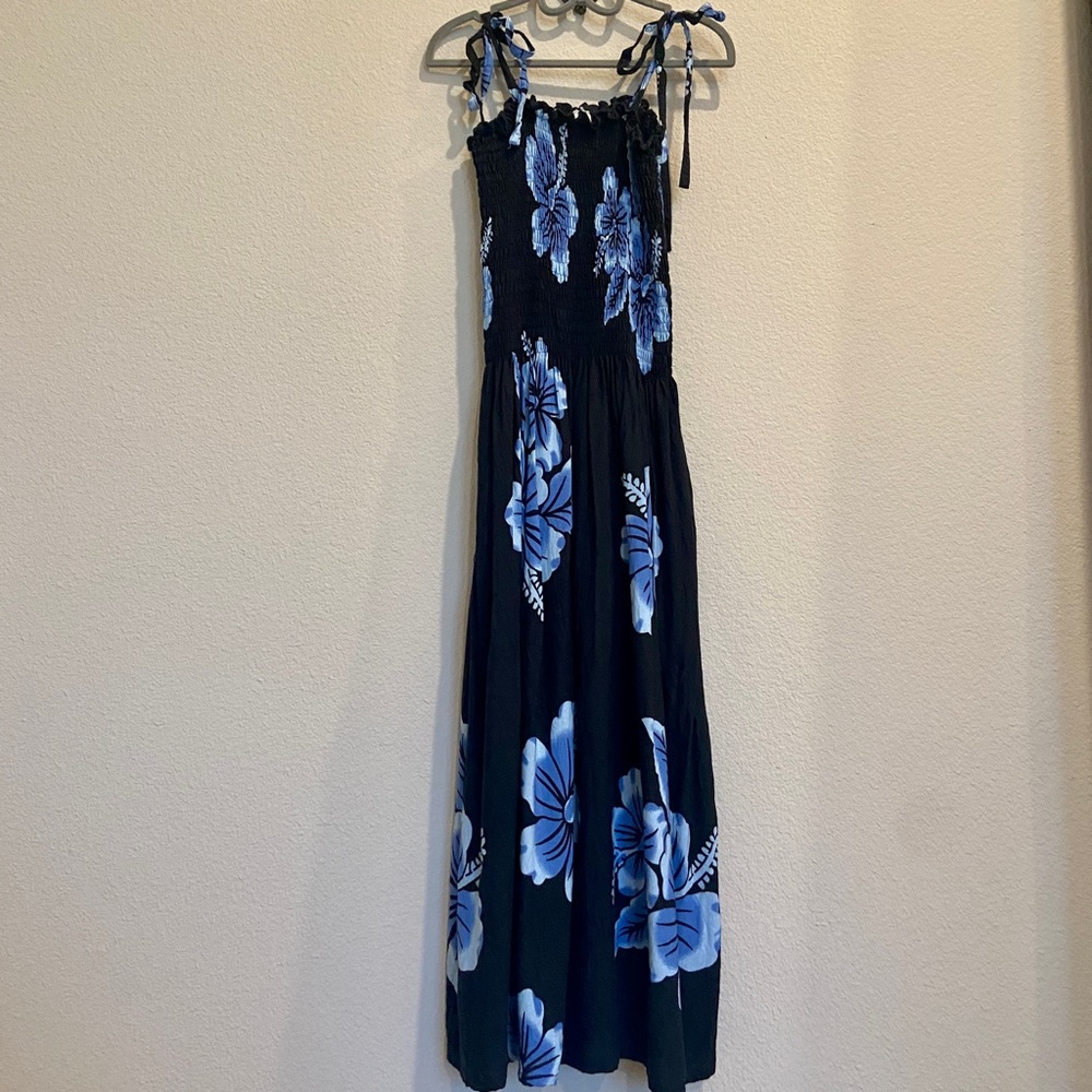🌺HAWAII ALOHA Youth Hibiscuses Print Elastic Tube Dress